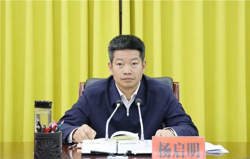 县委副书记,县人民政府县长田兴国主持会议.