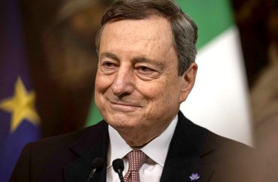 意大利总理马里奥·德拉吉(mario draghi).