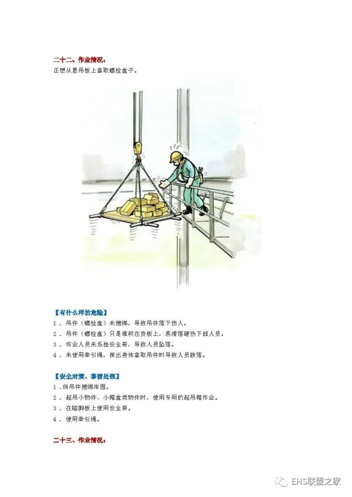 危險預知訓練圖例合集!_騰訊新聞