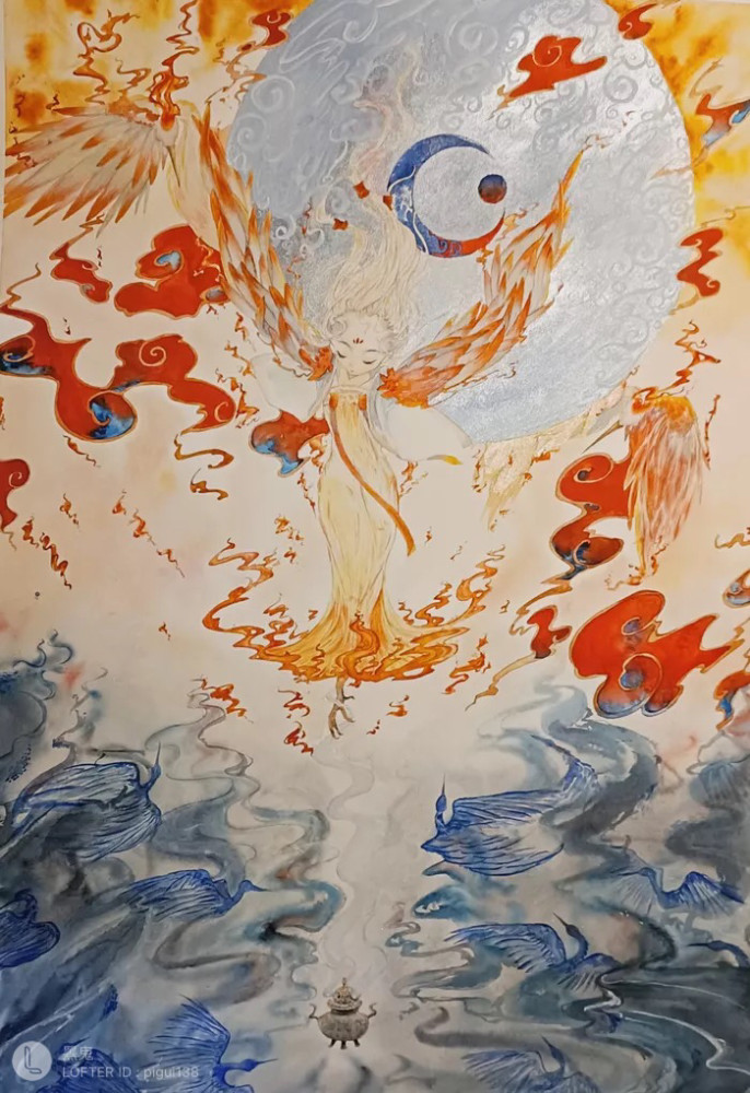 毕方在中国古代汉族神话传说中是火灾之兆.