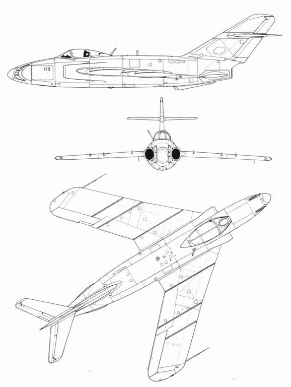 米格23三视图图片