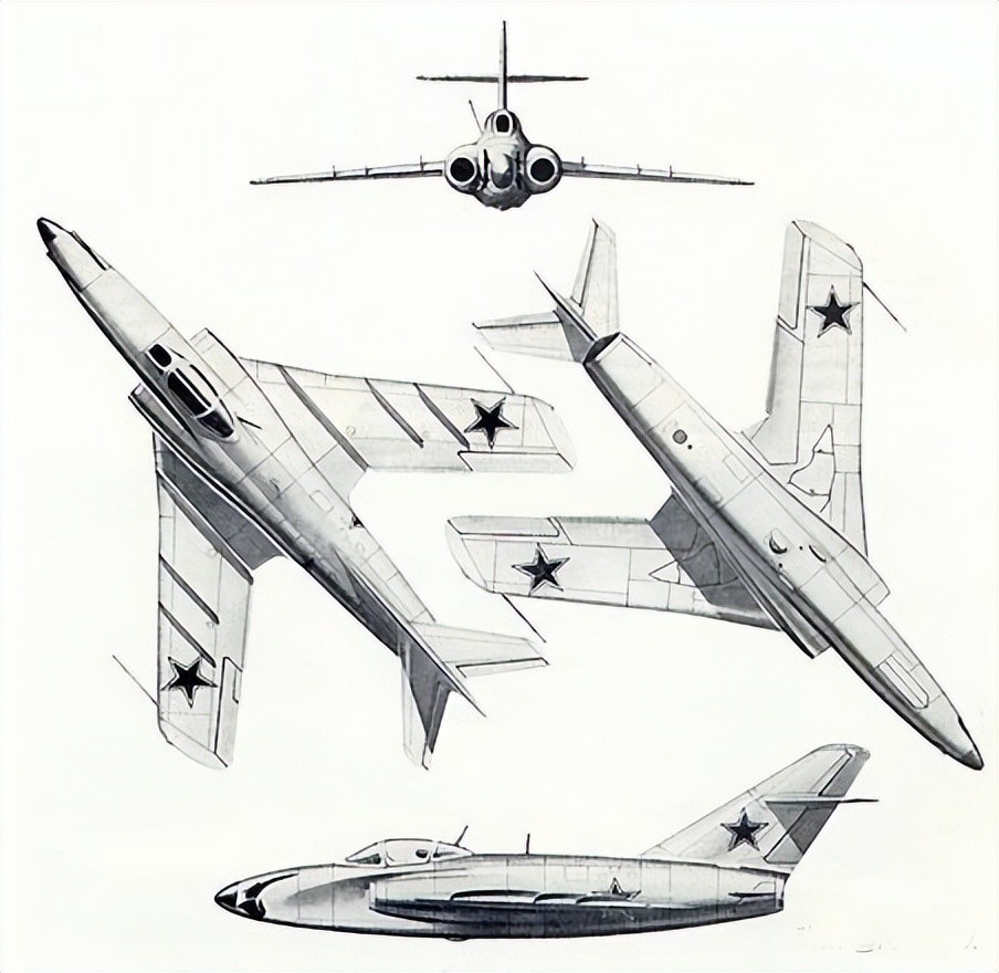 米格-17sn战斗机三视图当然还有另一个更要命的原因,到了50年代空空