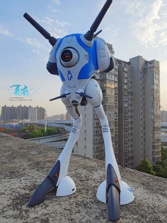 长谷川 1:72 超时空要塞 天顶星人 标准量产型战斗囊——成品照