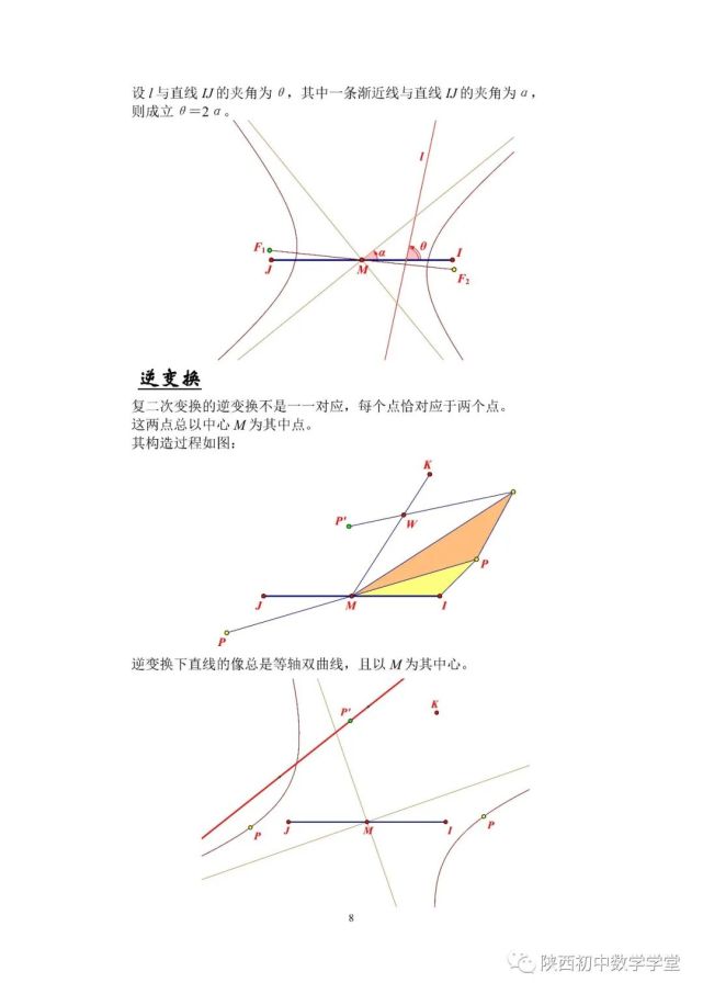 附文字内容:论复数域上的二次变换叶中豪(老封)定义设a,b,c是三个给定