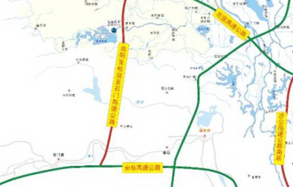 当枝松高速线路图图片