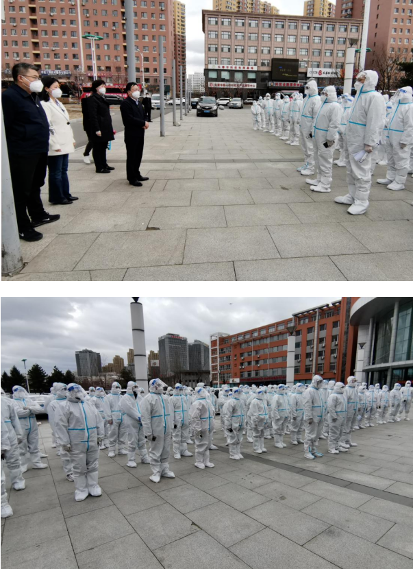 风雨同舟战疫情松原市党员干部驰援长春新区开展抗疫工作