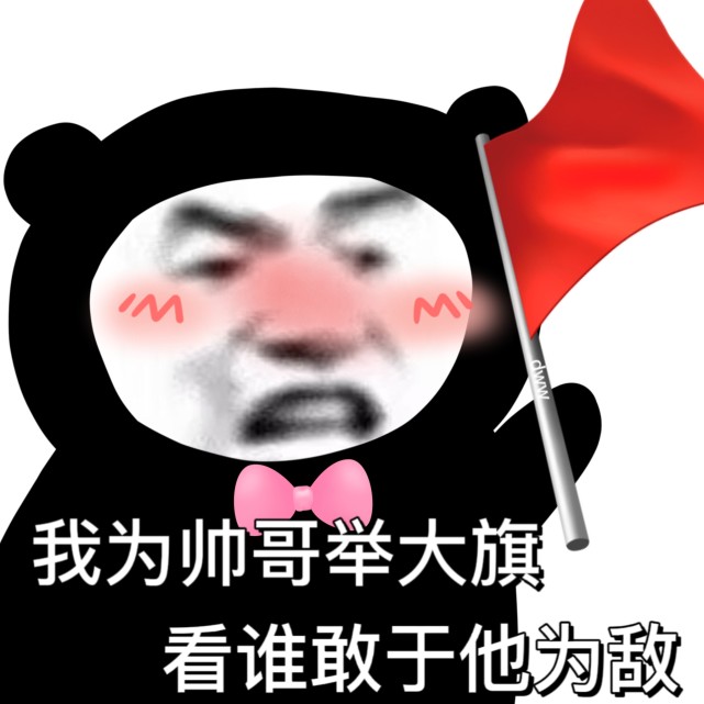 沙雕表情"我为杰伦举大旗,看谁敢于他为敌"