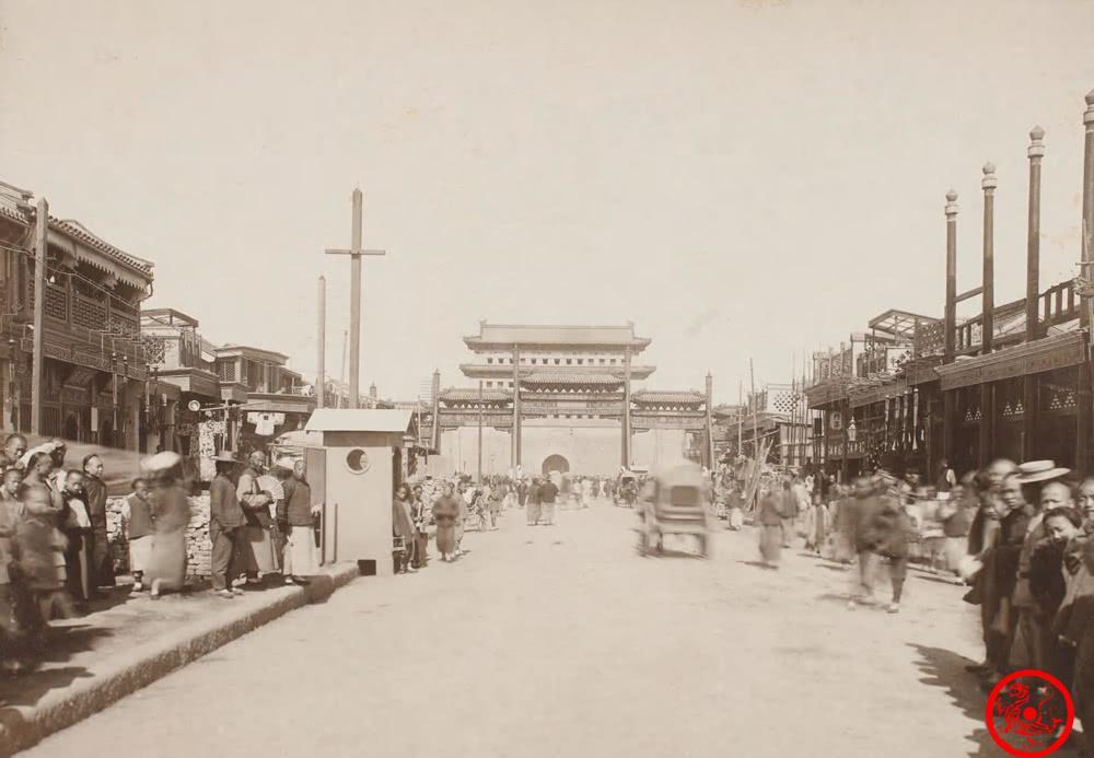 老照片：慈禧太后末期的京城，角楼巍峨壮观，图5有损皇家体面手游源代码交易平台