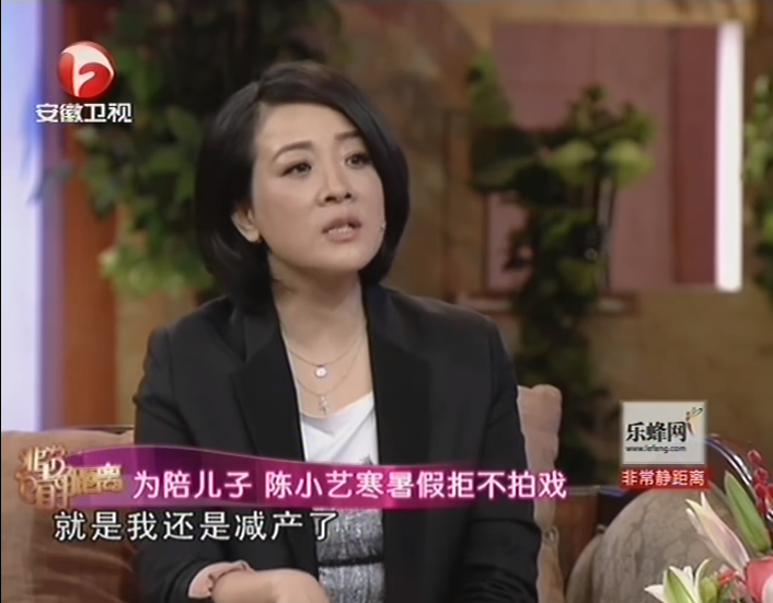 2000年,儿子刘恒甫出生.为照顾儿子,陈小艺推迟了产后复出计划.