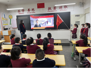 版塊三:錚錚誓言 雲開疫散我是水車園小學的學生,我以少先隊員的名義