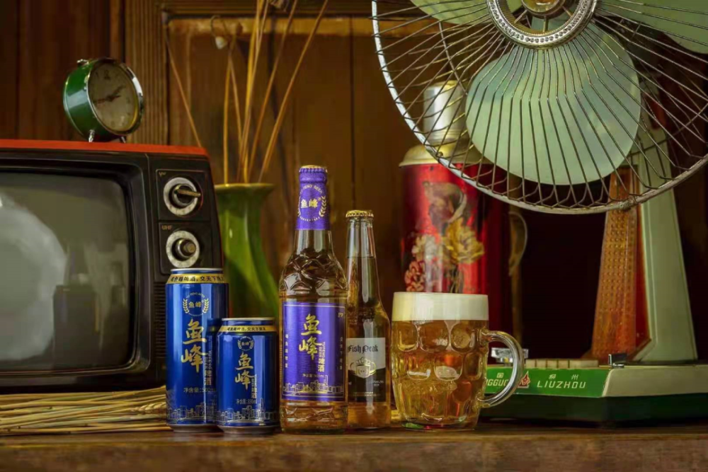 鱼峰啤酒"当时广西有4家啤酒厂,分别分布在南宁,柳州,桂林及梧州.