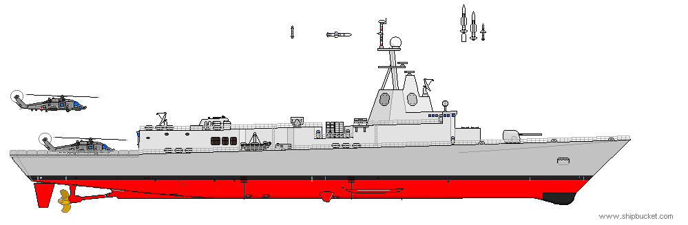 相控陣雷達的防空能力,計劃給康定級護衛艦上安裝臺產的垂直髮射單元