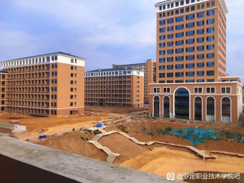 西校区部分投入使用新校区规划图罗定职业技术学院(西校区)建设中,西