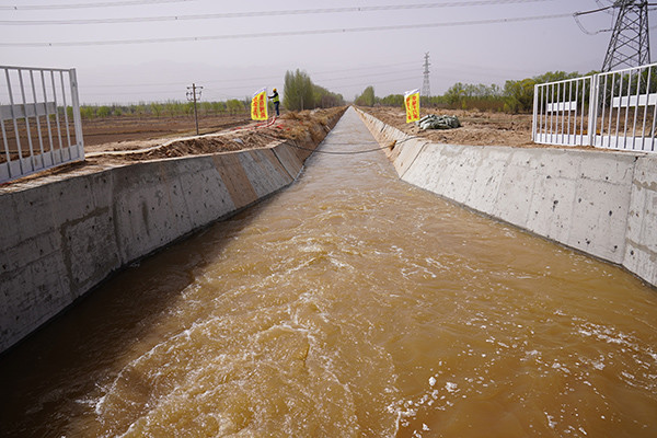 宁夏青铜峡灌区葡萄长廊供水泵站工程通水,灌溉供水得以改善