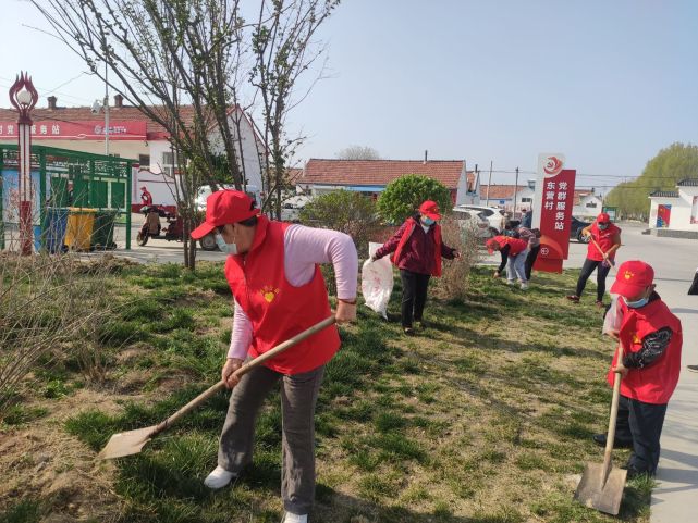 昌邑市下营镇首批城乡公益性岗位人员正式上岗