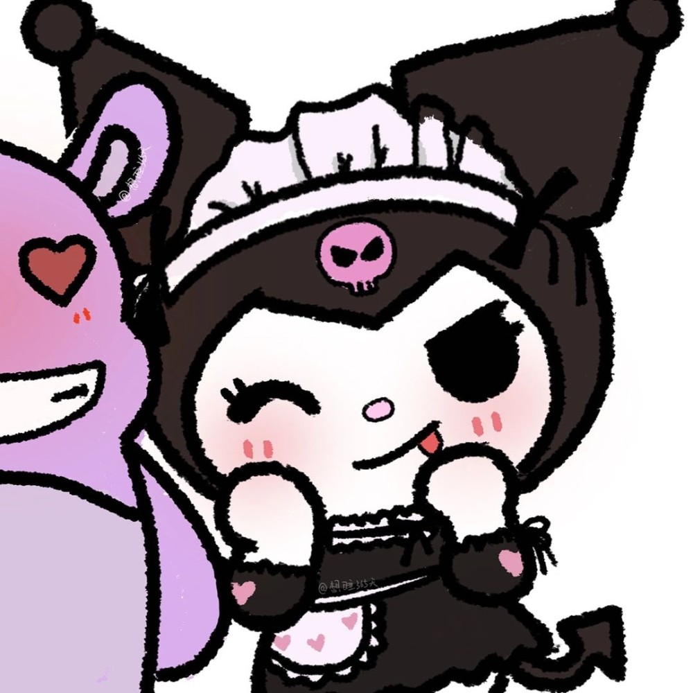 库洛米可爱情侣头像_腾讯新闻