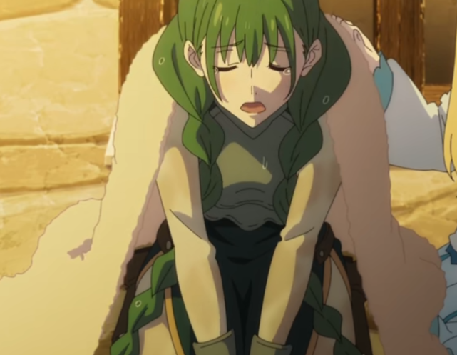 莉希雅本是属于弓勇阵营,被弓勇赶出来之后才加入尚文这方,并持续受到