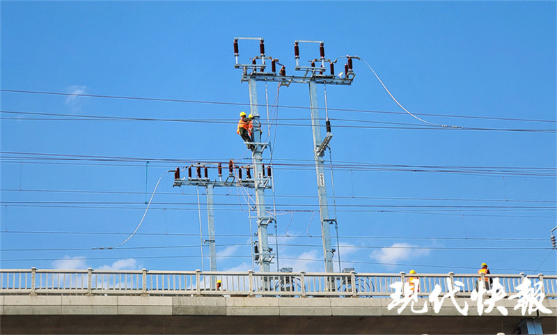 杭州亞運會保障項目合杭高鐵湖杭段計劃4月13日起接觸網送電