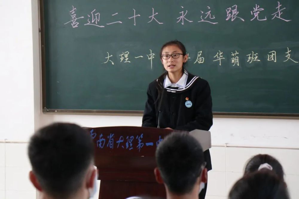 情暖云岭爱在华萌云南共青团调研工作组到大理一中华萌班调研