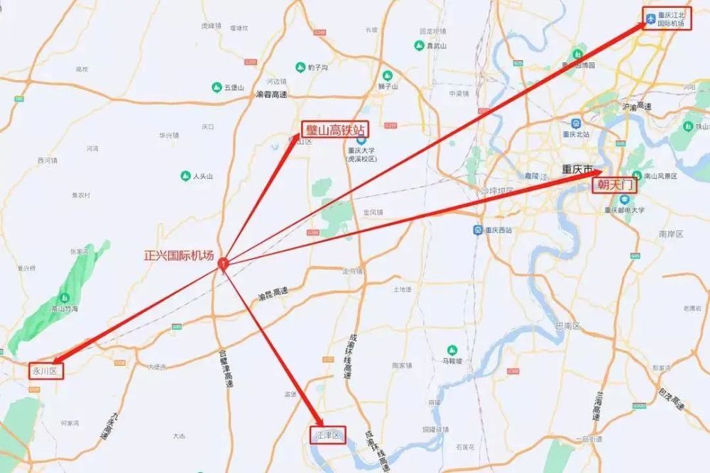 璧山建新机场预计一期投资450亿建t1航站楼两条跑道综合交通枢纽