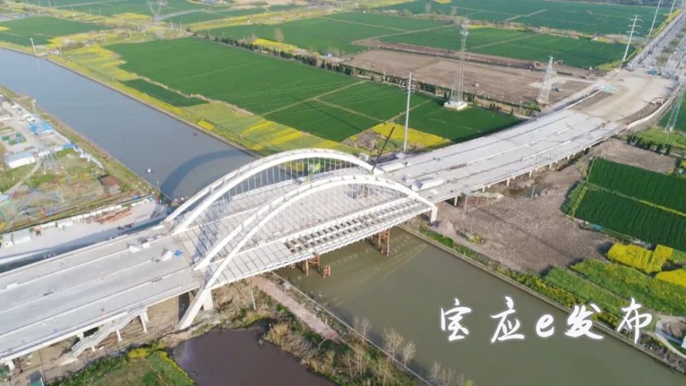 已完成70宝应东阳路跨宝射河大桥最新进展来了