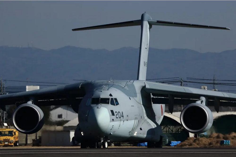日本造飞机真不行了c2运输机推力比运20大12载重量却只有运20的一半