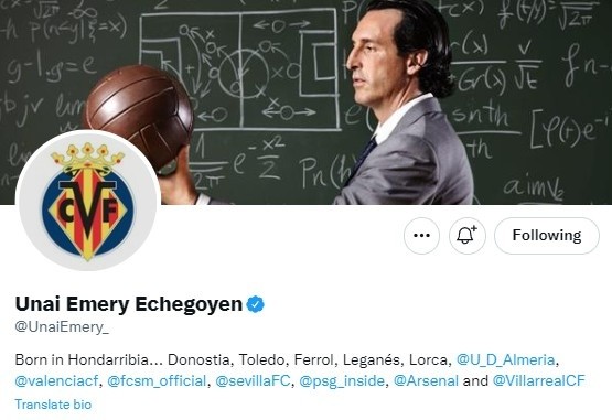 什么叫格局埃梅里赛后将社媒头像换成黄潜队徽并祝贺皇马晋级