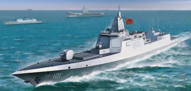 另外还有2艘055大驱正在海试当中,预计不久也会入列海军部队