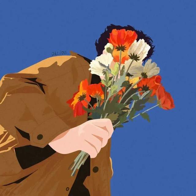 一些好看的情侣头像(197),花和你一样美好