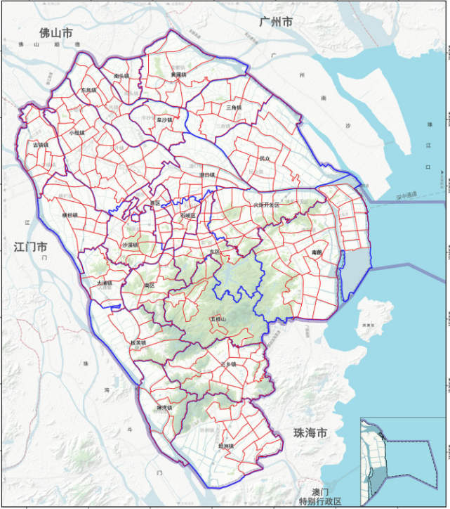 最新最全中山各街镇规划片区这样划分