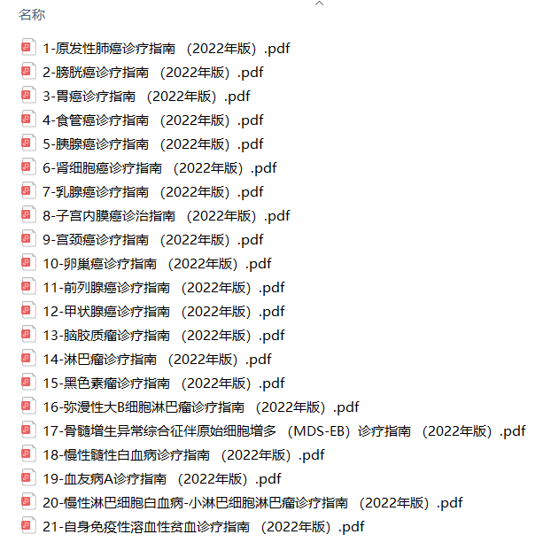 中国肿瘤临床诊疗指南(2022)正式发布!