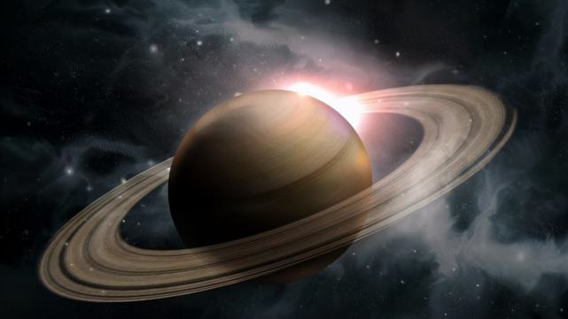 【资料图:土星】据悉,"伯纳迪内利·伯恩斯坦彗星"处于一个周期为300