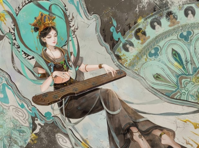 神话故事洛水女神宓妃,洛神和后羿的爱情故事