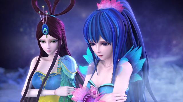 叶罗丽幻境蓝孔雀登场两个孔雀合二为一这才是真正的蓝孔雀