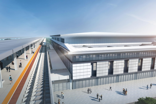 如皋西站高清效果图来啦!