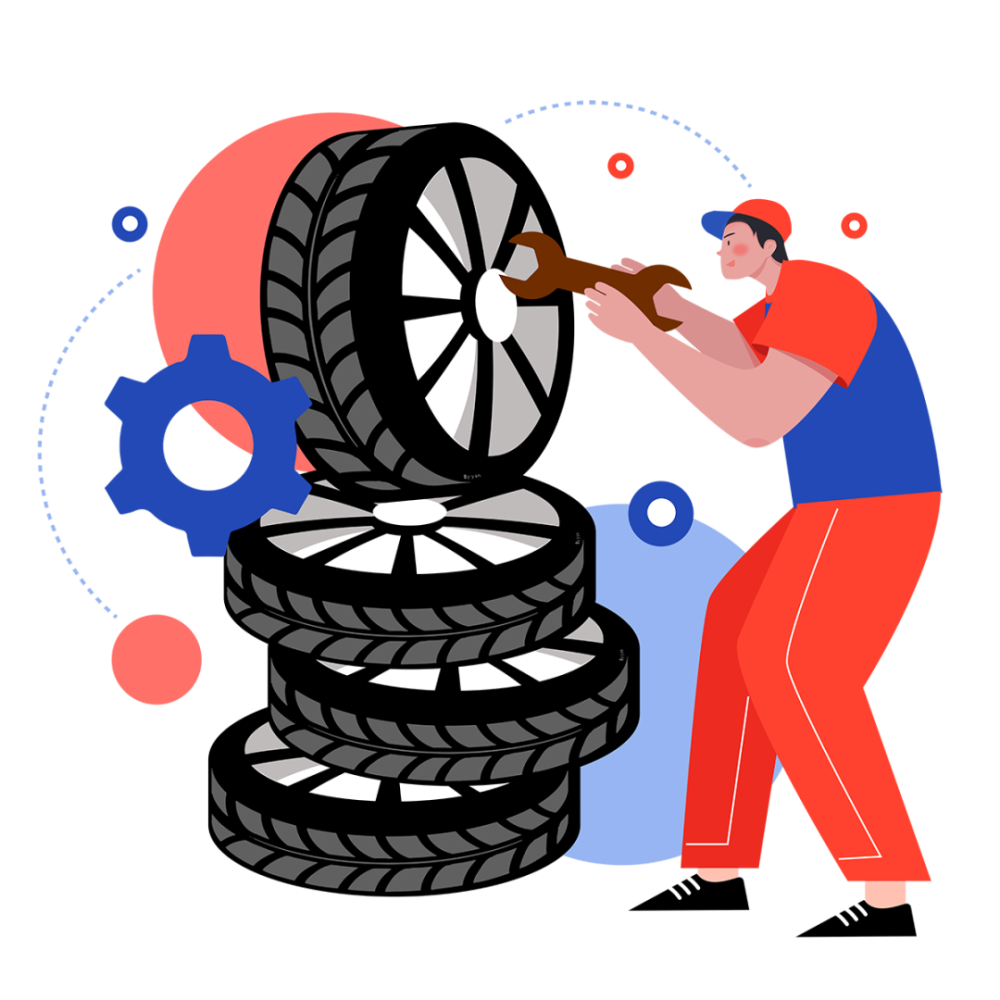 百变交警今天化身修车工