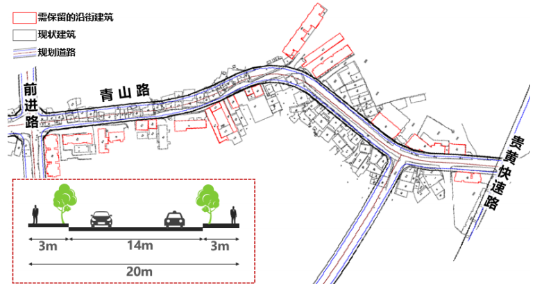 清鎮三角花園規劃調整擬拓寬道路新增廣場用地和幼兒園等