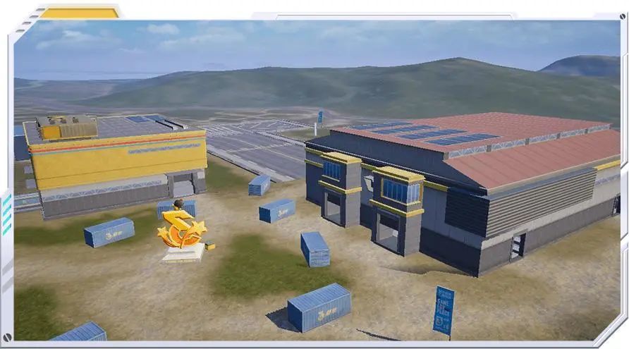《和平精英》全新三周年庆版本「空投行动」中,海岛地图内的"军事基地