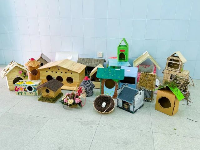 "变废为宝67爱心鸟窝" 手工制作比赛作品展