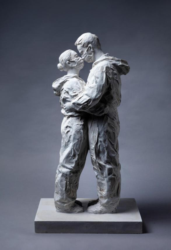 名家讲名作许鸿飞讲述抗疫系列雕塑用作品记录时代