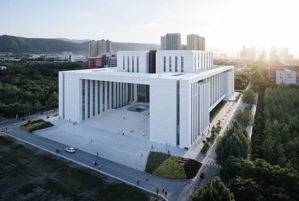 校园公共建筑设计:兰州理工大学西校区图书馆/案例_腾讯新闻