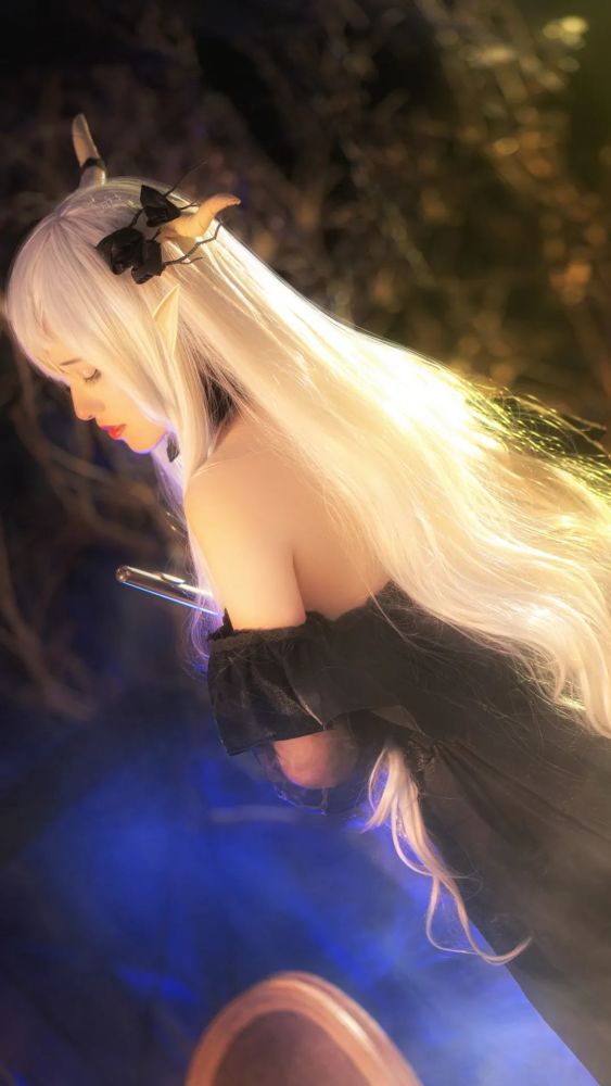 cos:明日方舟闪灵·音律联觉cos正片@簟画_腾讯新闻