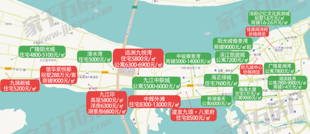 最新70城房价出炉九江房价有微调内附4月九江房价地图