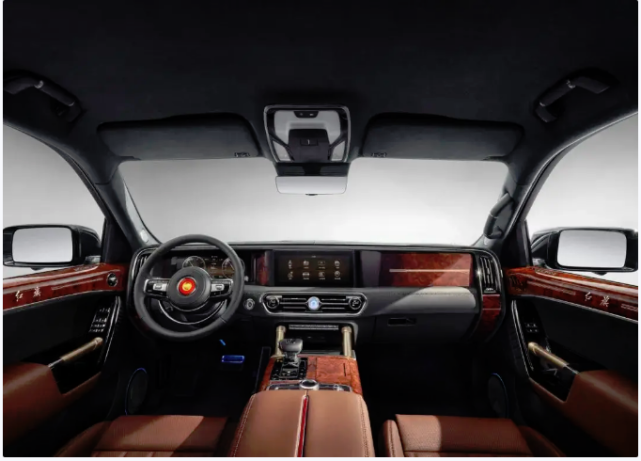 l级行政座驾内饰复古奢华红旗ls7即将登场