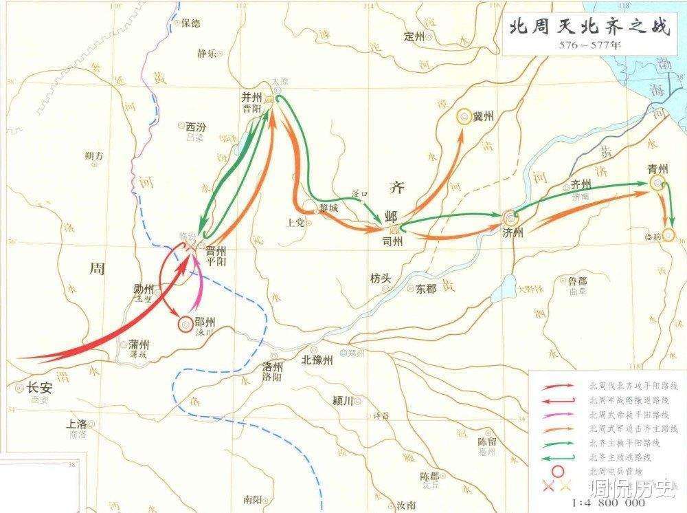 晋阳之战北齐能人志士最后的努力却依然挡不住皇帝的无能