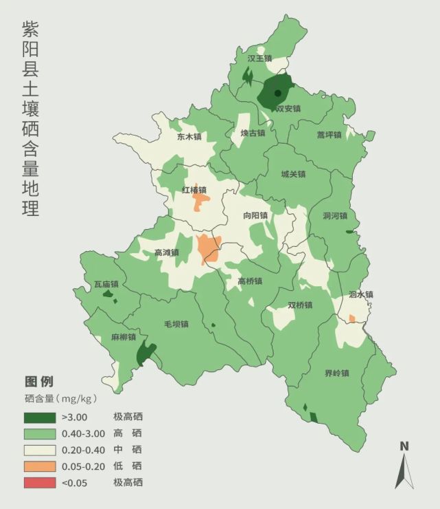 安康市紫阳,平利,汉滨,岚皋,石泉,汉阴等重点茶区茶叶含硒量均在富硒