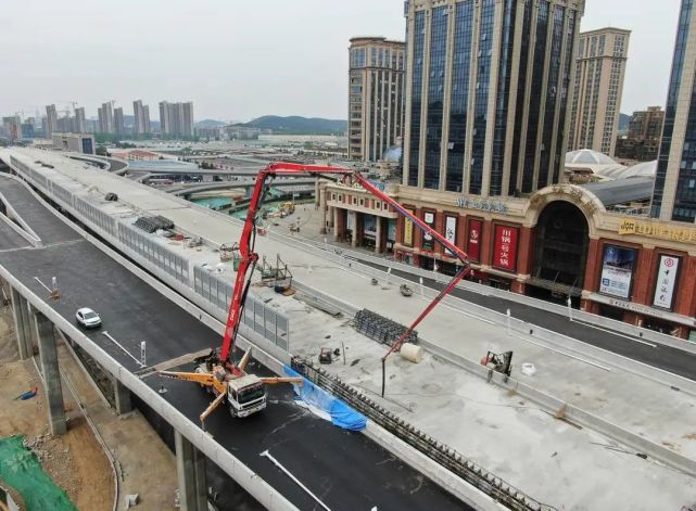 喜大普奔城東高架快速路徐州火車站東廣場一大批重點工程火熱復工