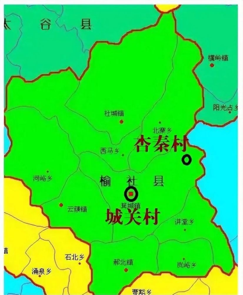 山西榆社地图图片