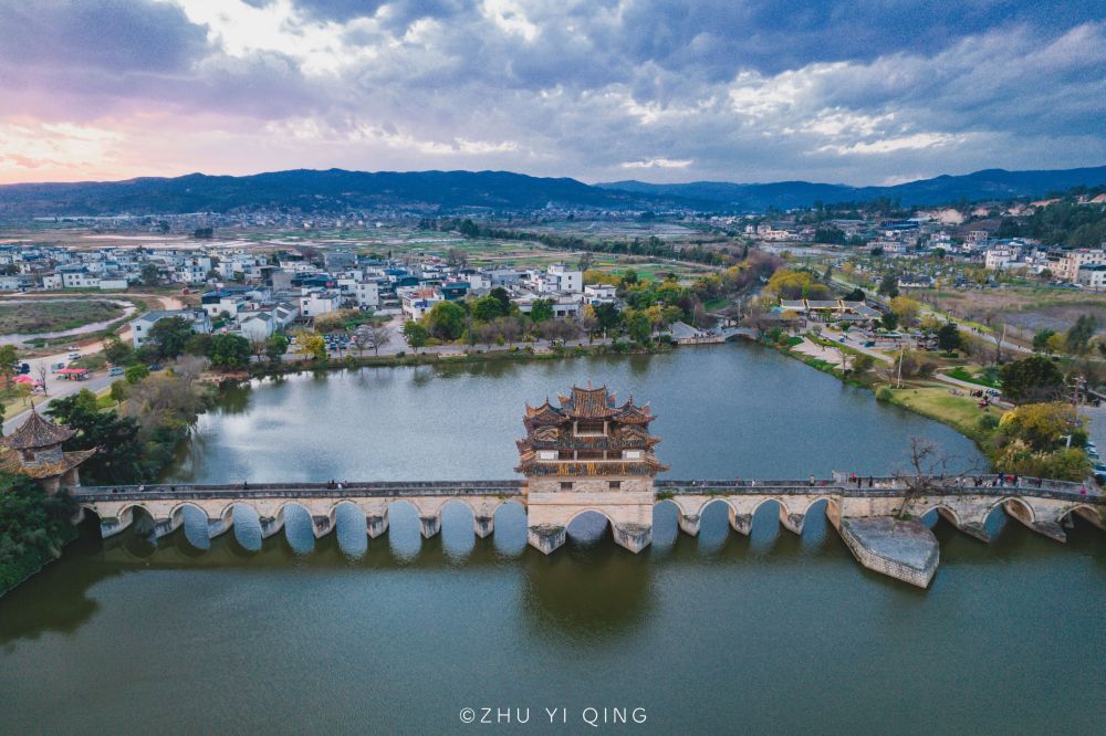 云南建水有座双龙桥,是国内仅存的十七孔桥,保留完整参观免费_腾讯