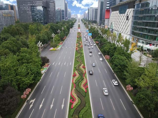又上新了天府大道焕新貌